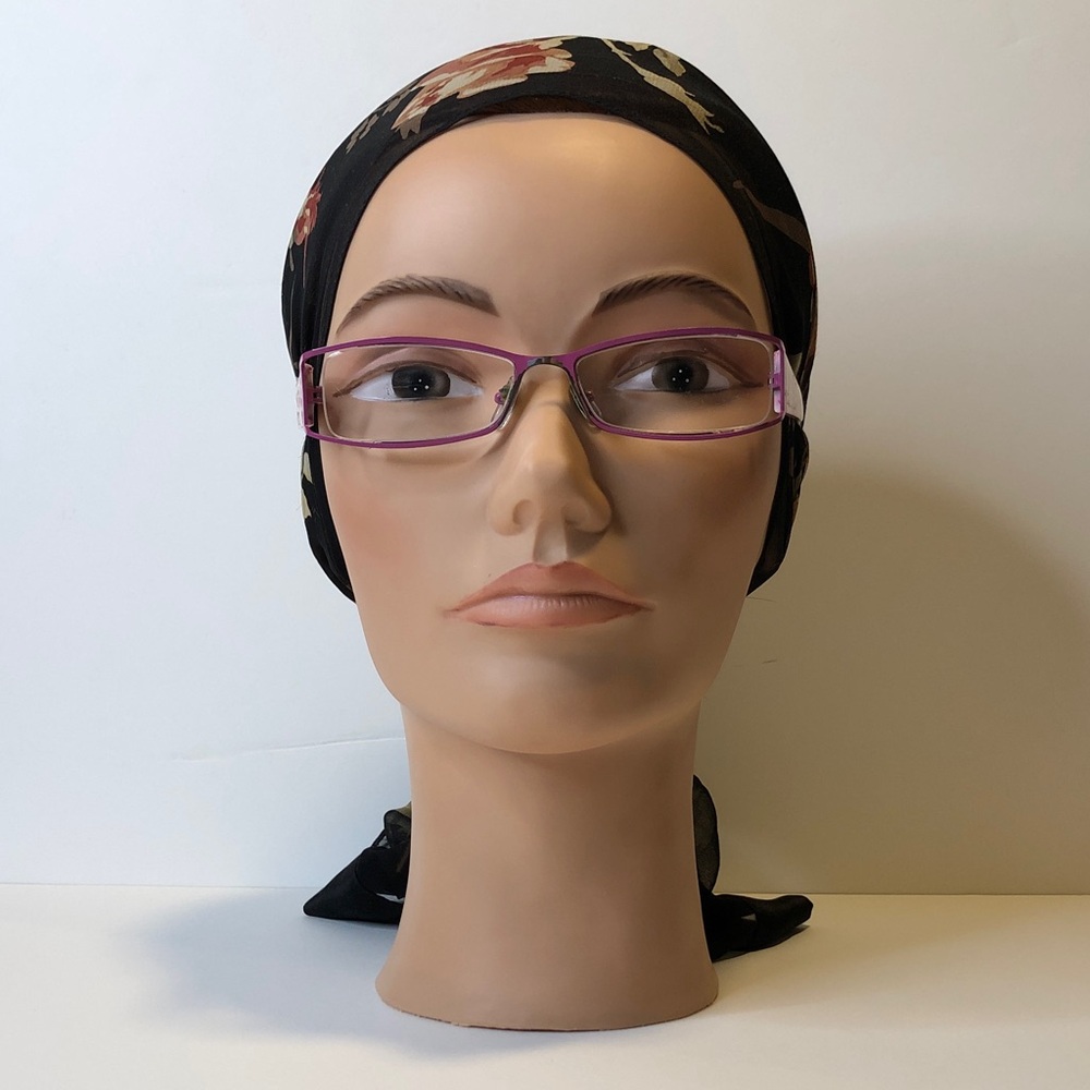 Foster Grant “Leelah” Rectangular Readers; +2.50; Painted Metal Frame-PlasticArm